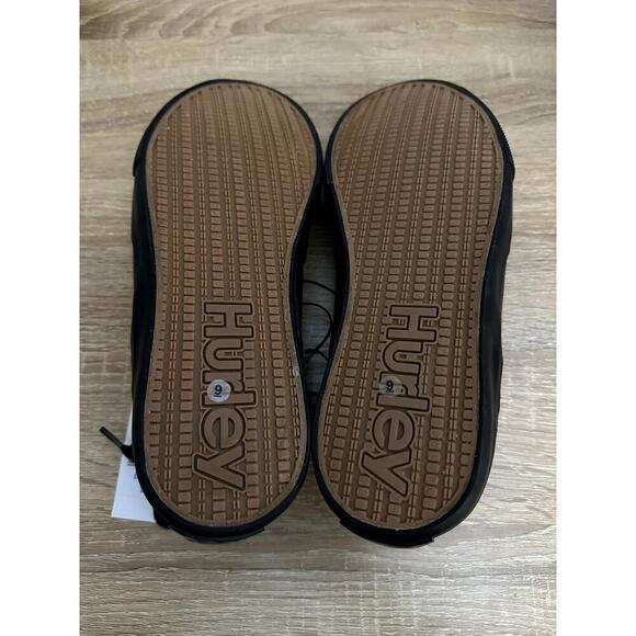 Hurley Men's Arlo Lace Canvas Sneaker Shoes size 9 Black - Picture 4 of 7